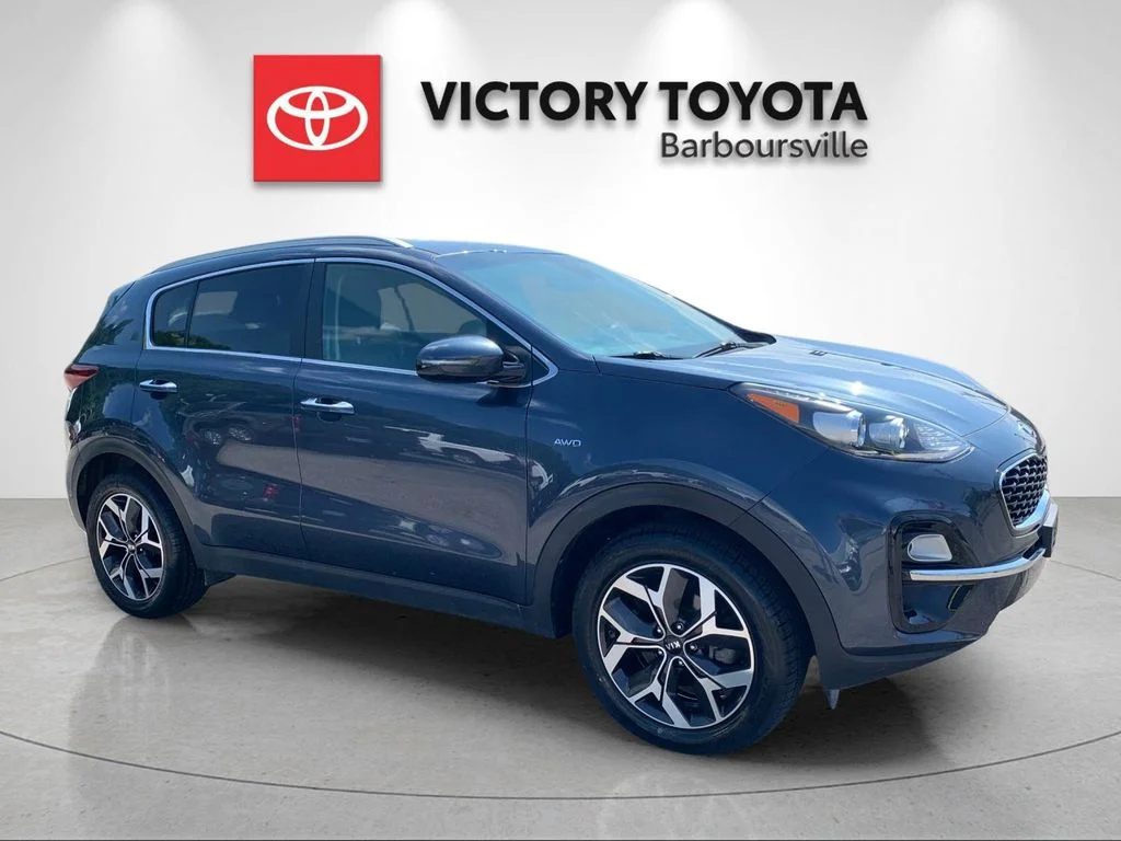 Used 2021 Blue Kia EX image 5