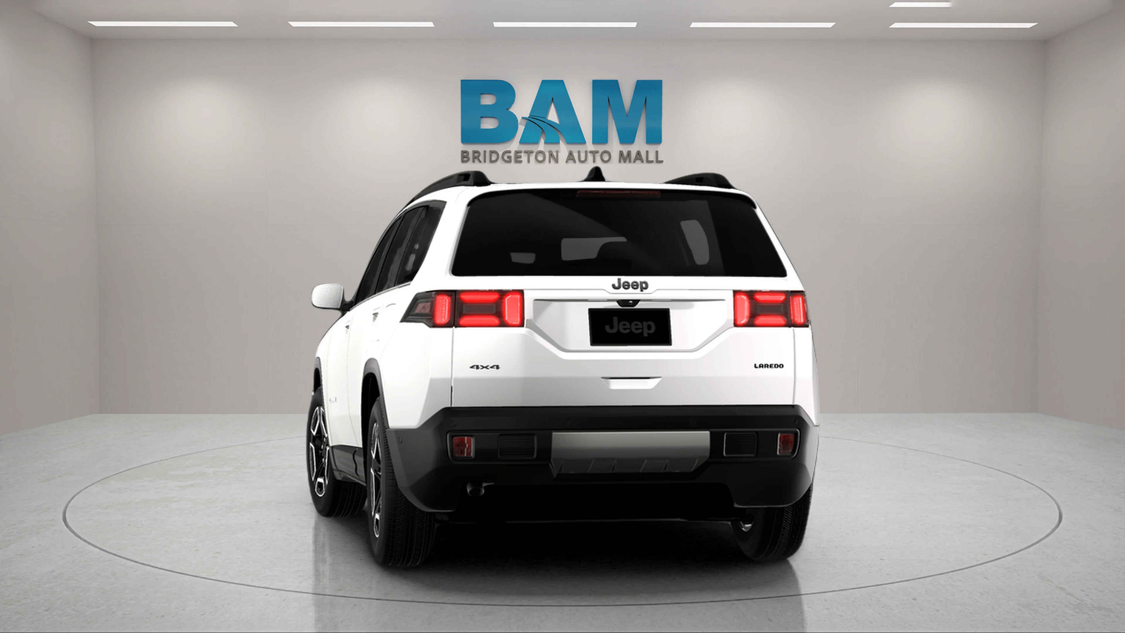 New 2026 Bright White Clear-Coat Exterior Paint Jeep Laredo image 9