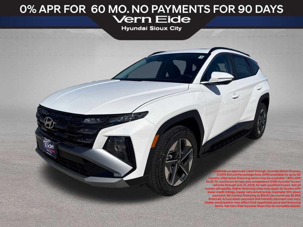 New 2026 White Hyundai SEL Premium image 1