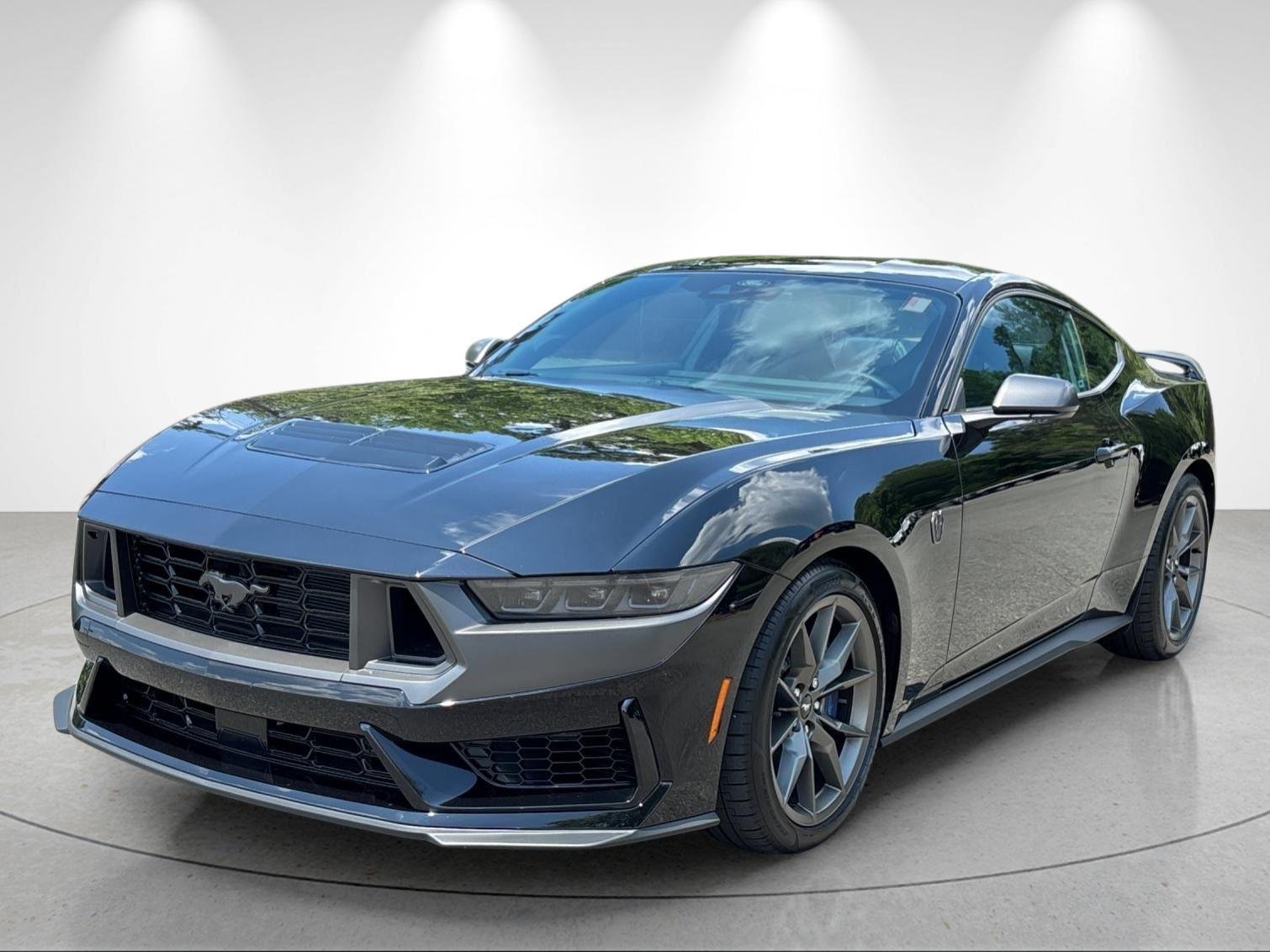 Used 2025 Shadow Black Ford Dark Horse image 1