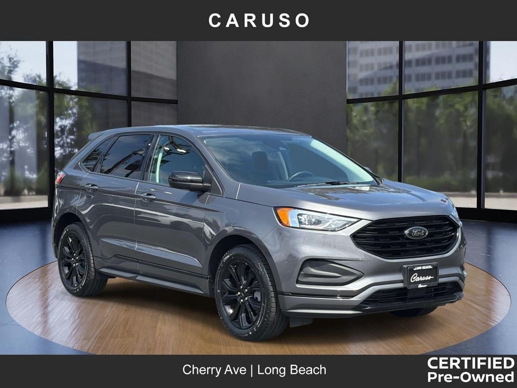 Certified Used 2024 Gray Metallic Ford SE image 1
