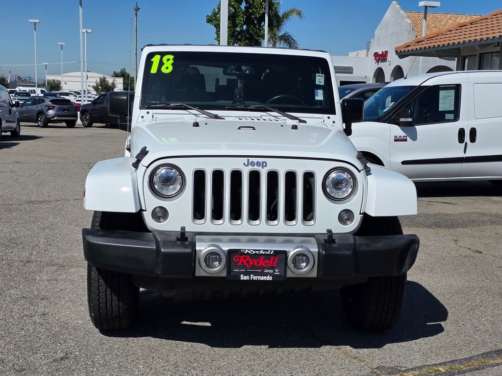 Used 2018 Jeep Wrangler JK Sahara with VIN 1C4GJWBG5JL869394 for sale in San Fernando, CA