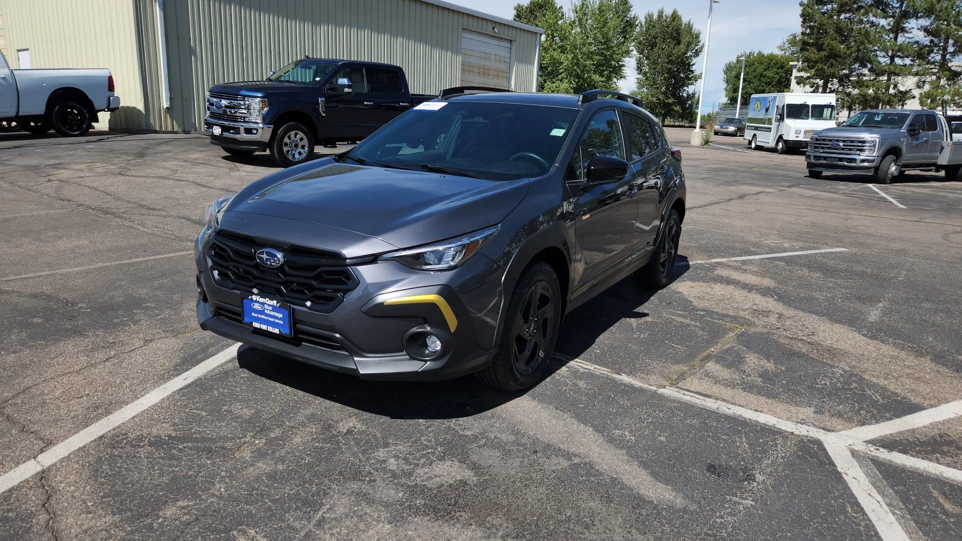 Certified Used 2024 Magnetite Gray Pearl Subaru Sport image 2