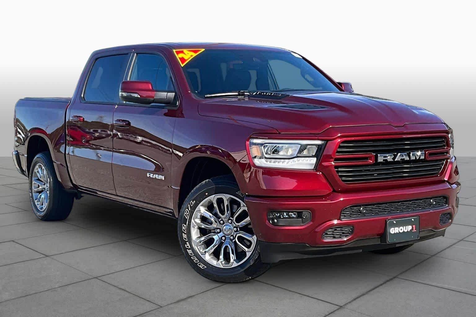 Used 2024 Delmonico Red Pearlcoat Ram Laramie image 3