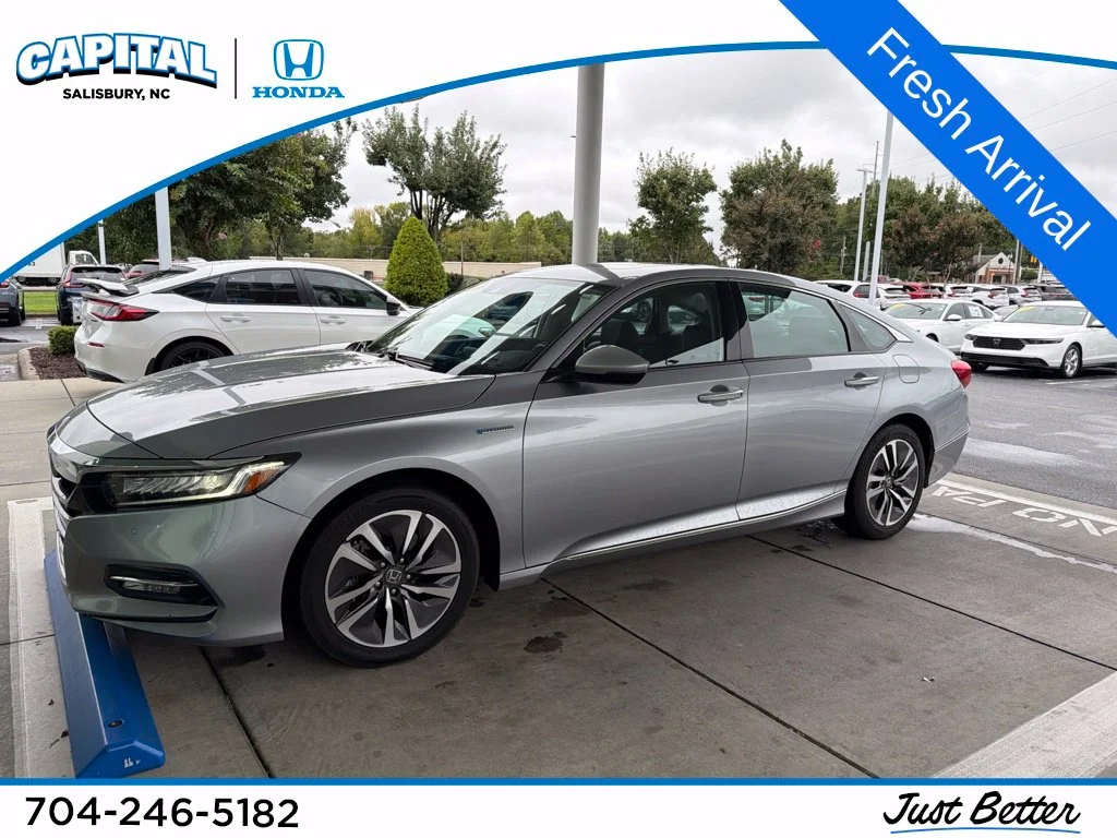 Silver 2020 Honda Accord Hybrid Touring 4dr Car Raleigh NC