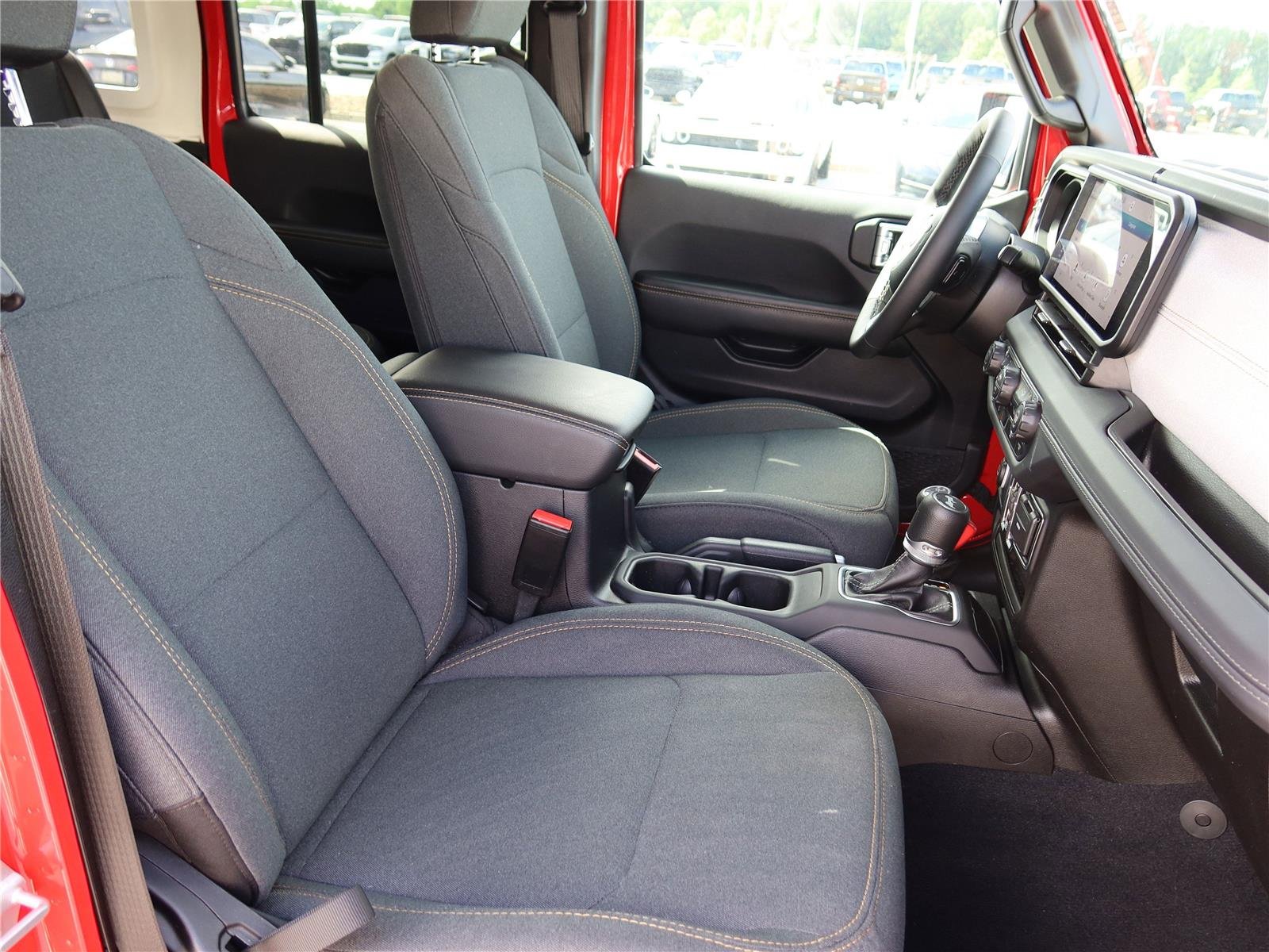 Certified Used 2025 Firecracker Red Clearcoat Jeep Sahara image 7