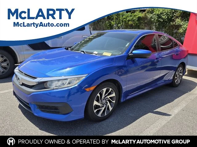Used 2017 Blue Honda EX image 1