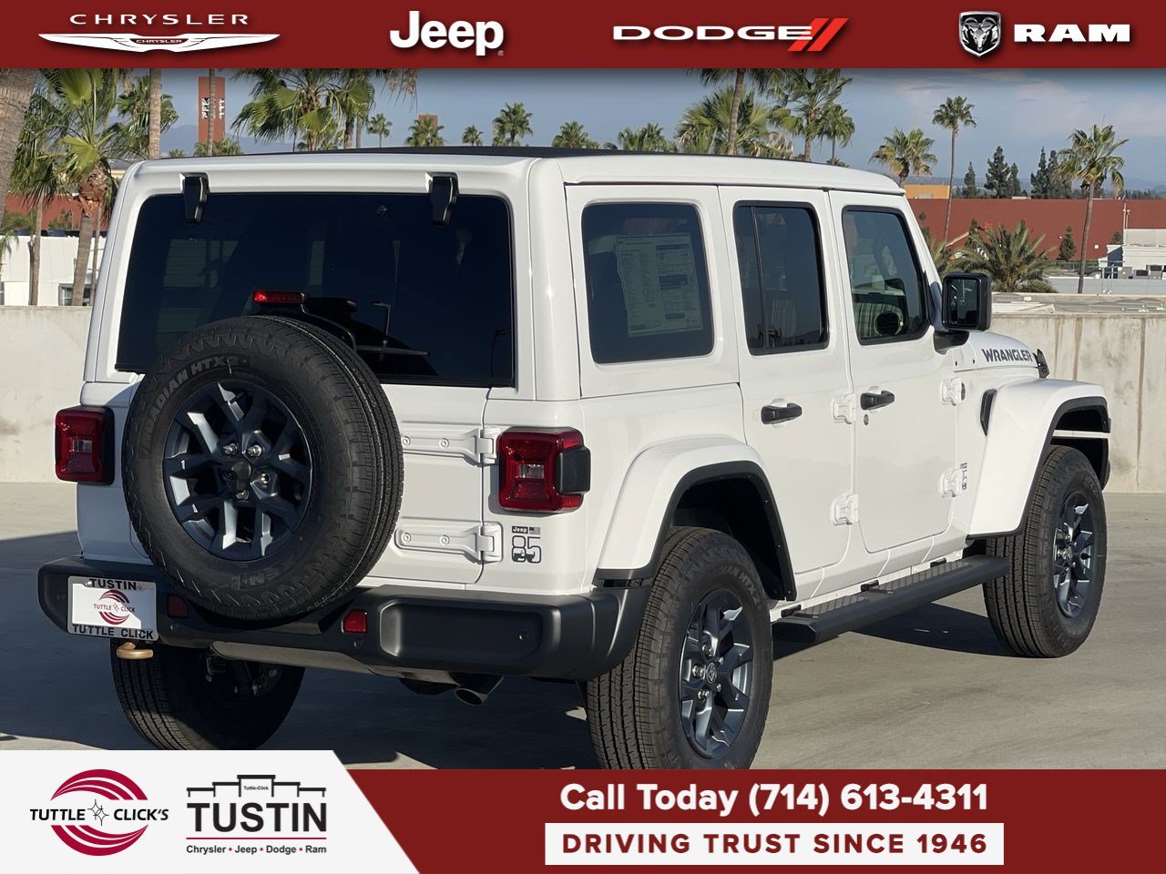 New 2026 Bright White Clearcoat Jeep 85th Anniversary image 12