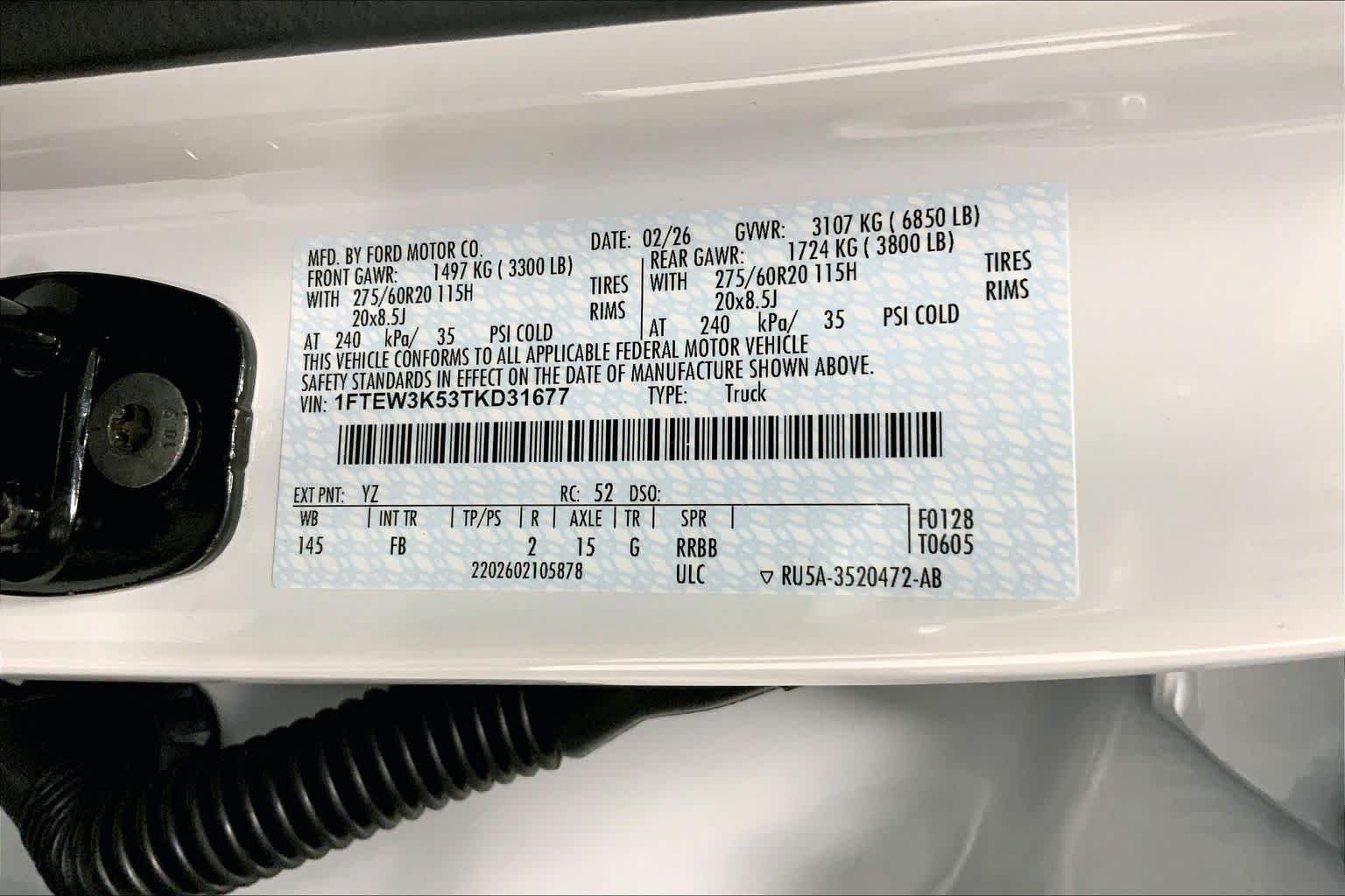 New 2026 Oxford White Ford XLT image 20
