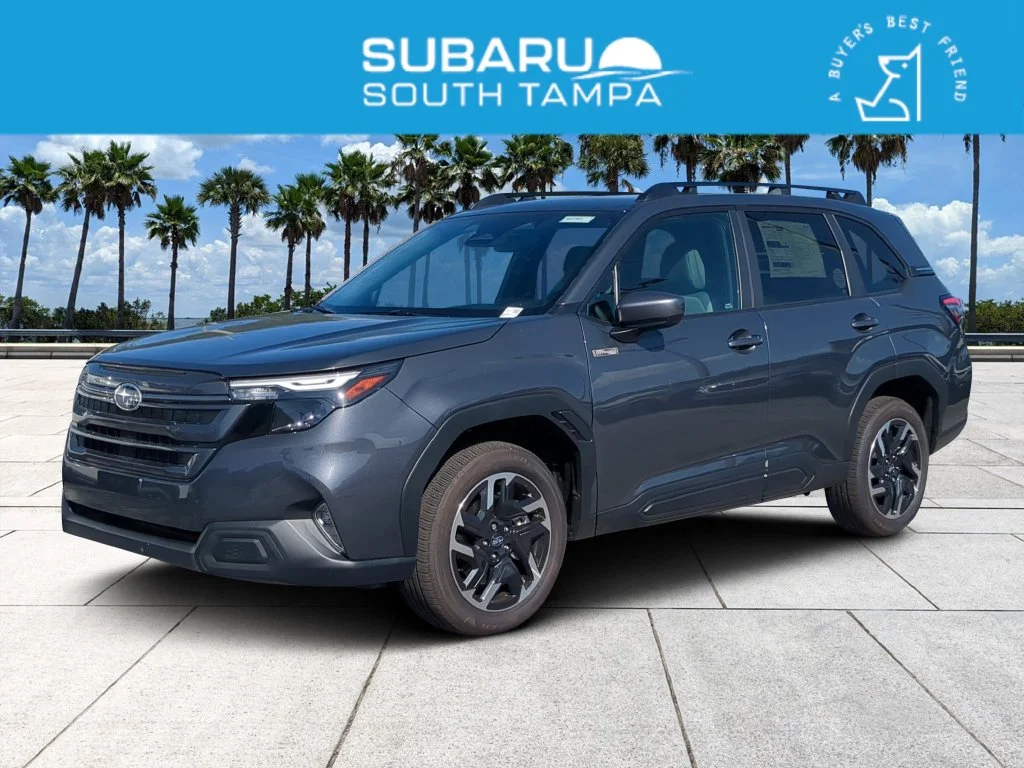 New 2026 MAGNETITE GRAY METALLIC Subaru Premium Hybrid image 1