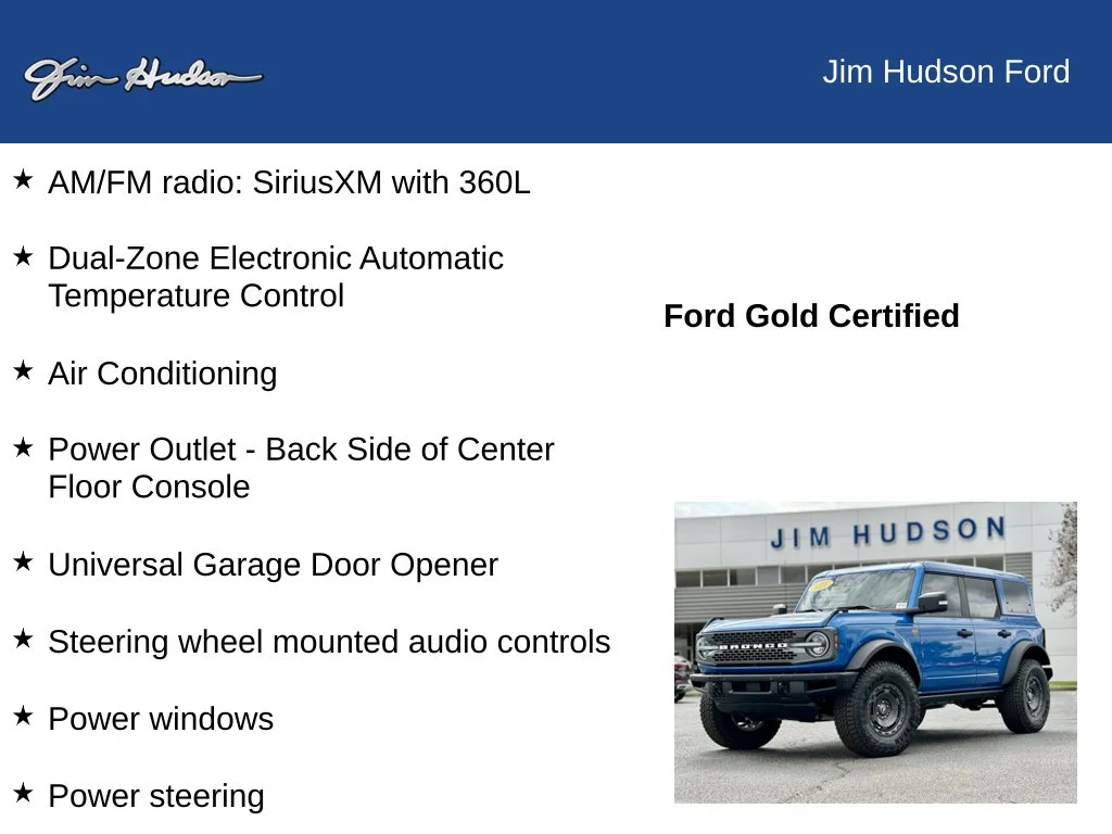 Used 2025 Blue Ford Badlands image 13
