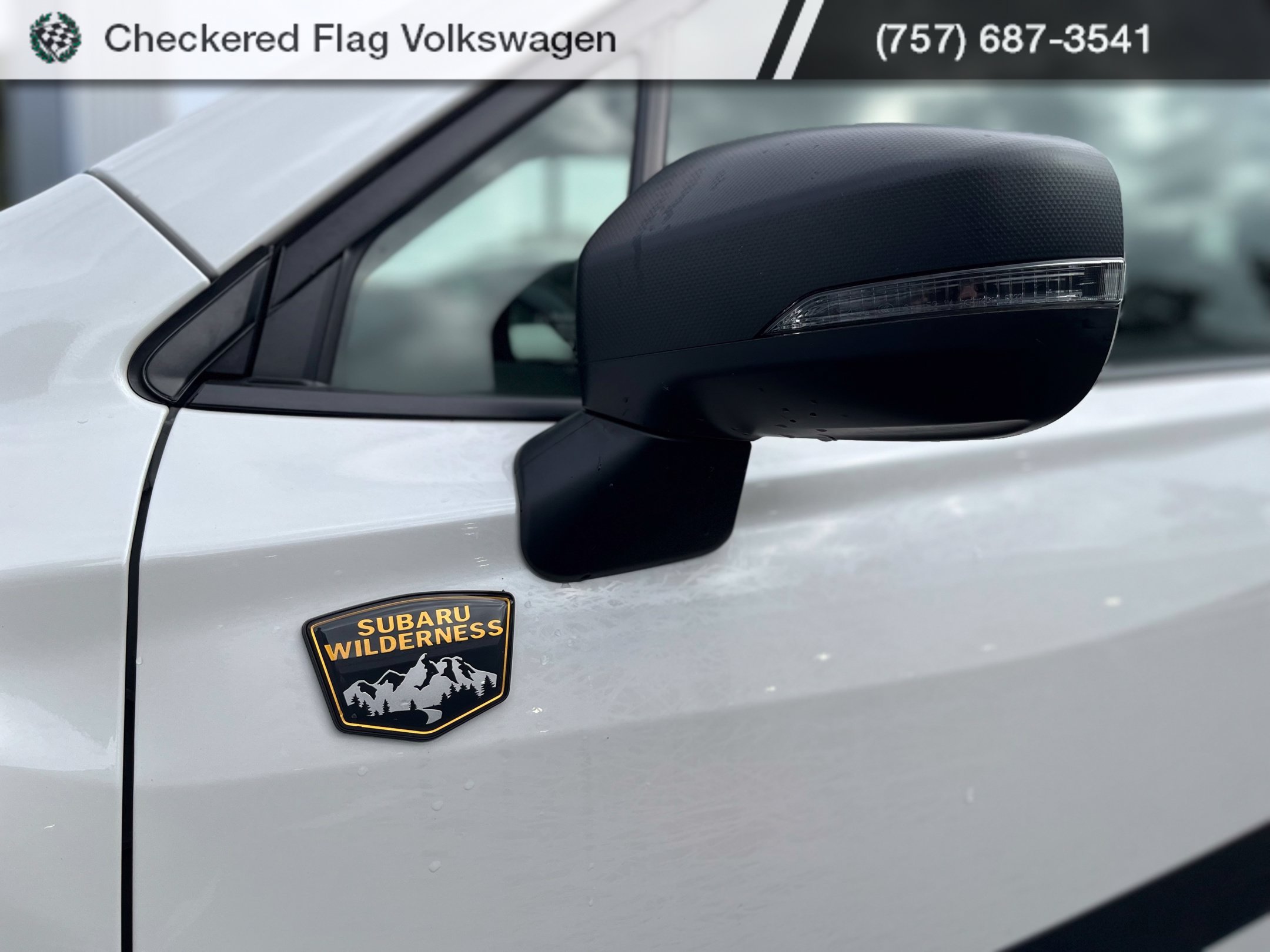 Used 2024 Crystal White Pearl Subaru Wilderness image 2