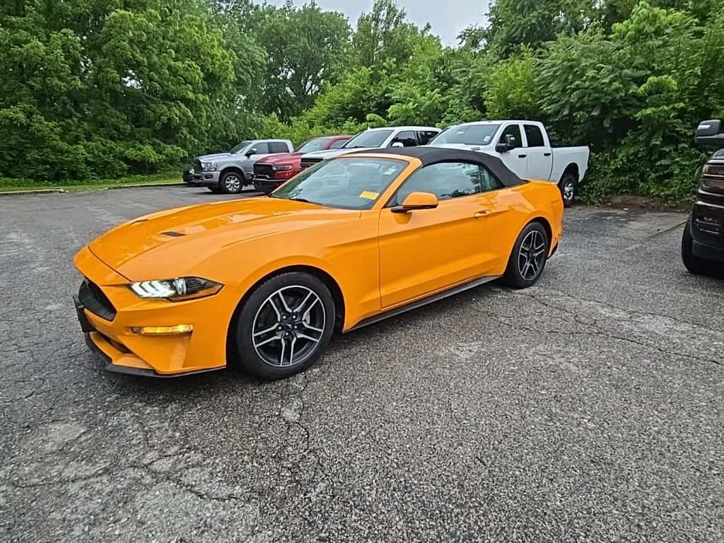 Used 2018 Ford Mustang EcoBoost Premium with VIN 1FATP8UH4J5157189 for sale in Kansas City