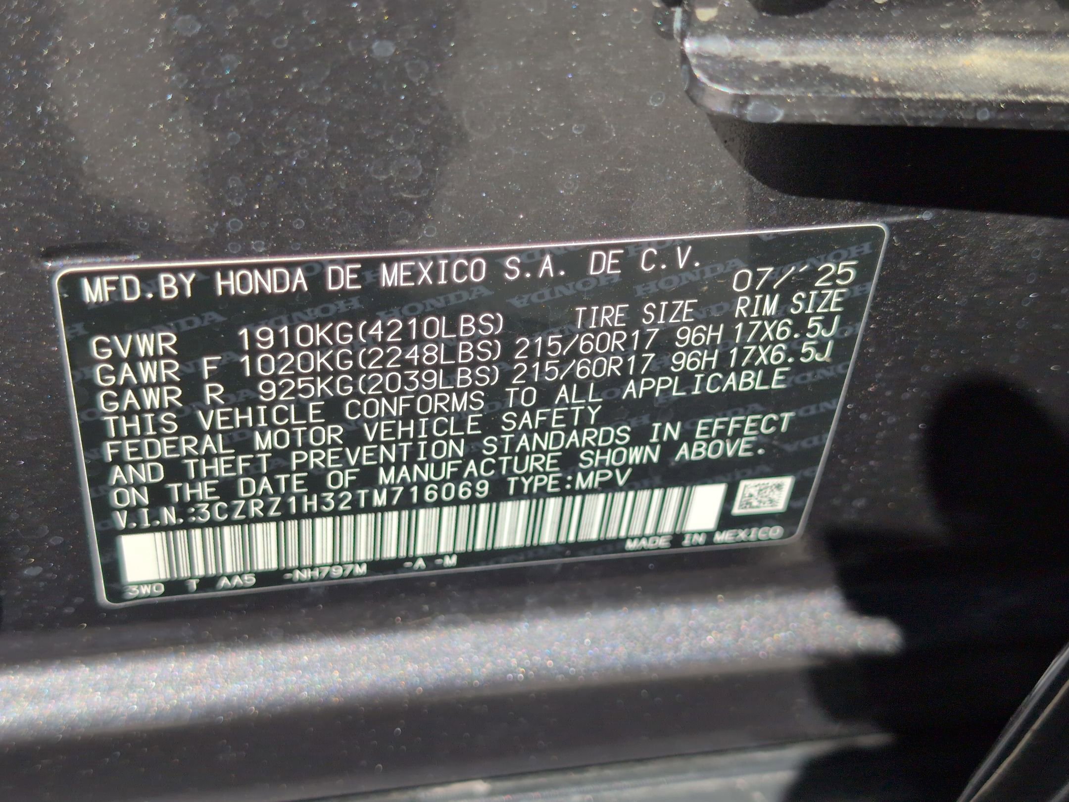 2026 Honda HR-V LX - Photo 33