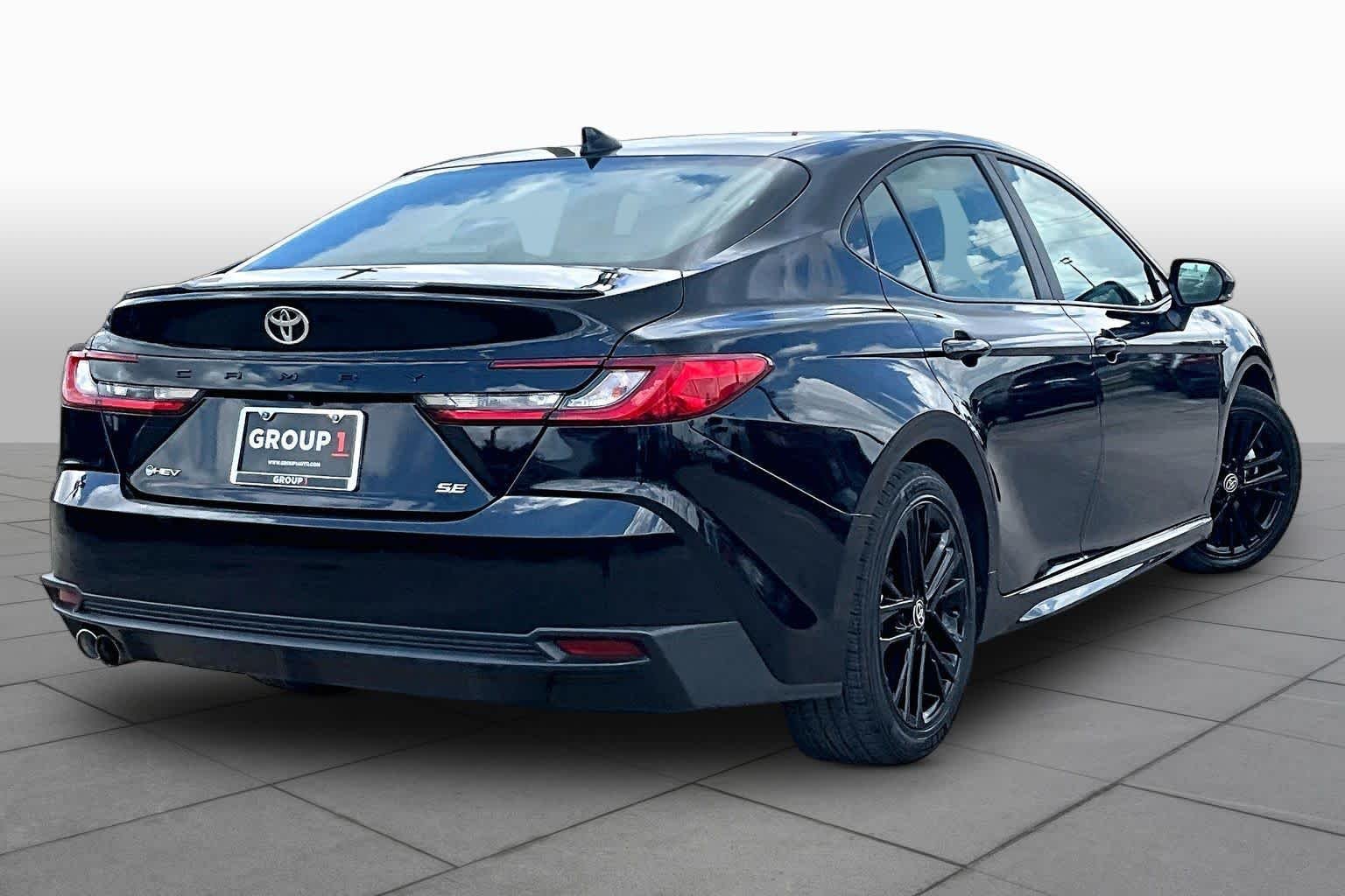 Used 2025 Midnight Black Metallic Toyota SE image 13