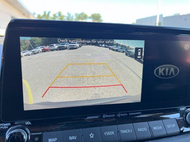 Used 2021 Dark Ocean Blue/White Roof Kia SX image 16