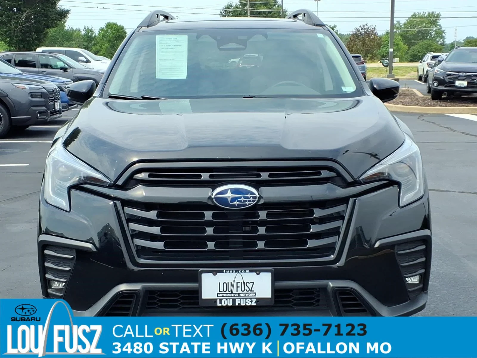 Used 2024 Crystal Black Silica Subaru Onyx Edition image 33