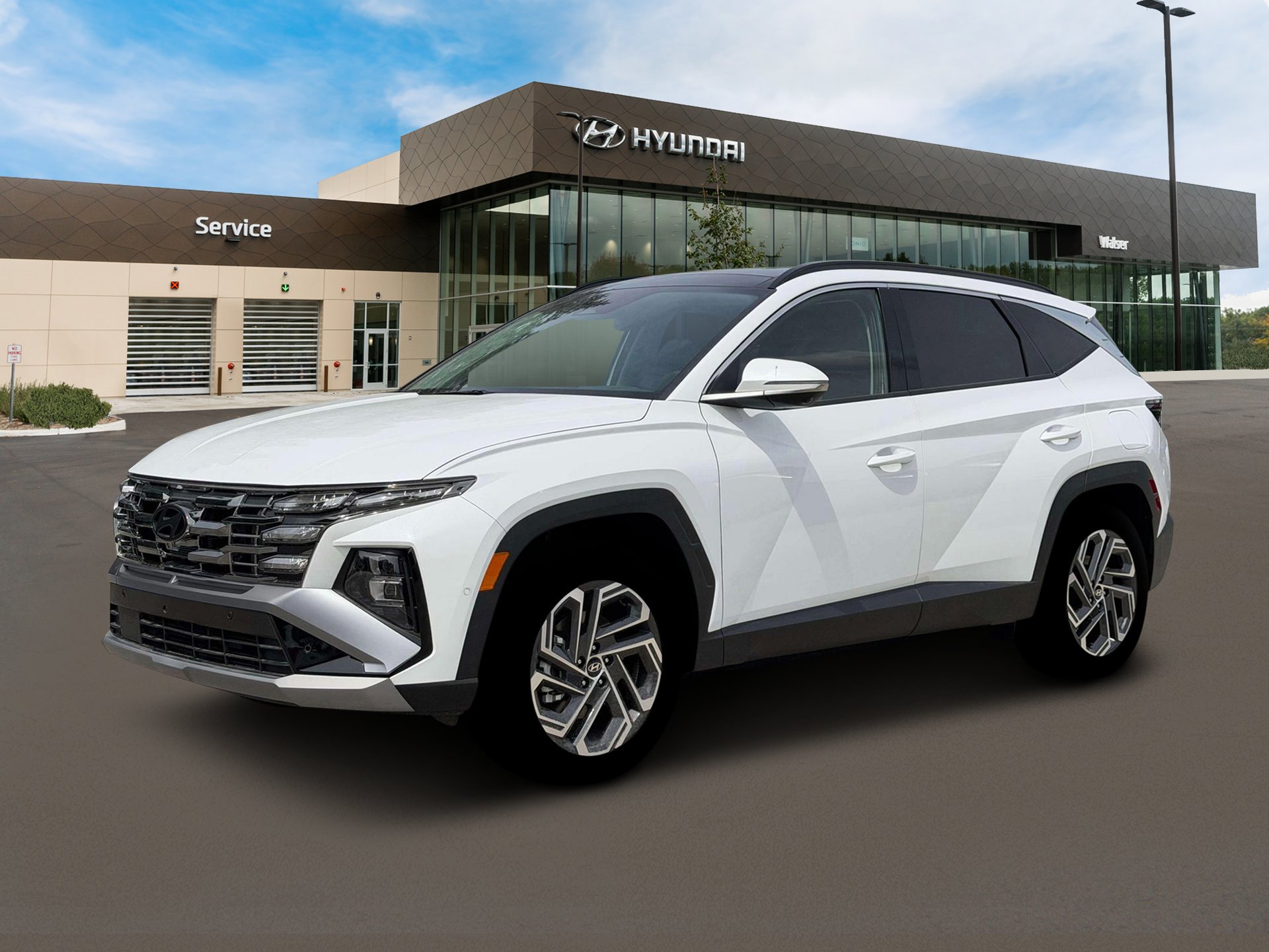 New 2026 Creamy White Pearl Hyundai Limited AWD image 2