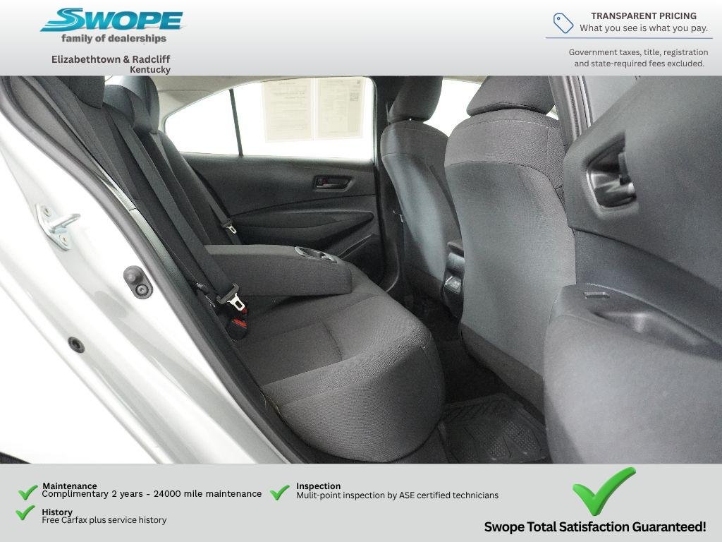 Used 2023 Classic Silver Metallic Toyota LE image 10