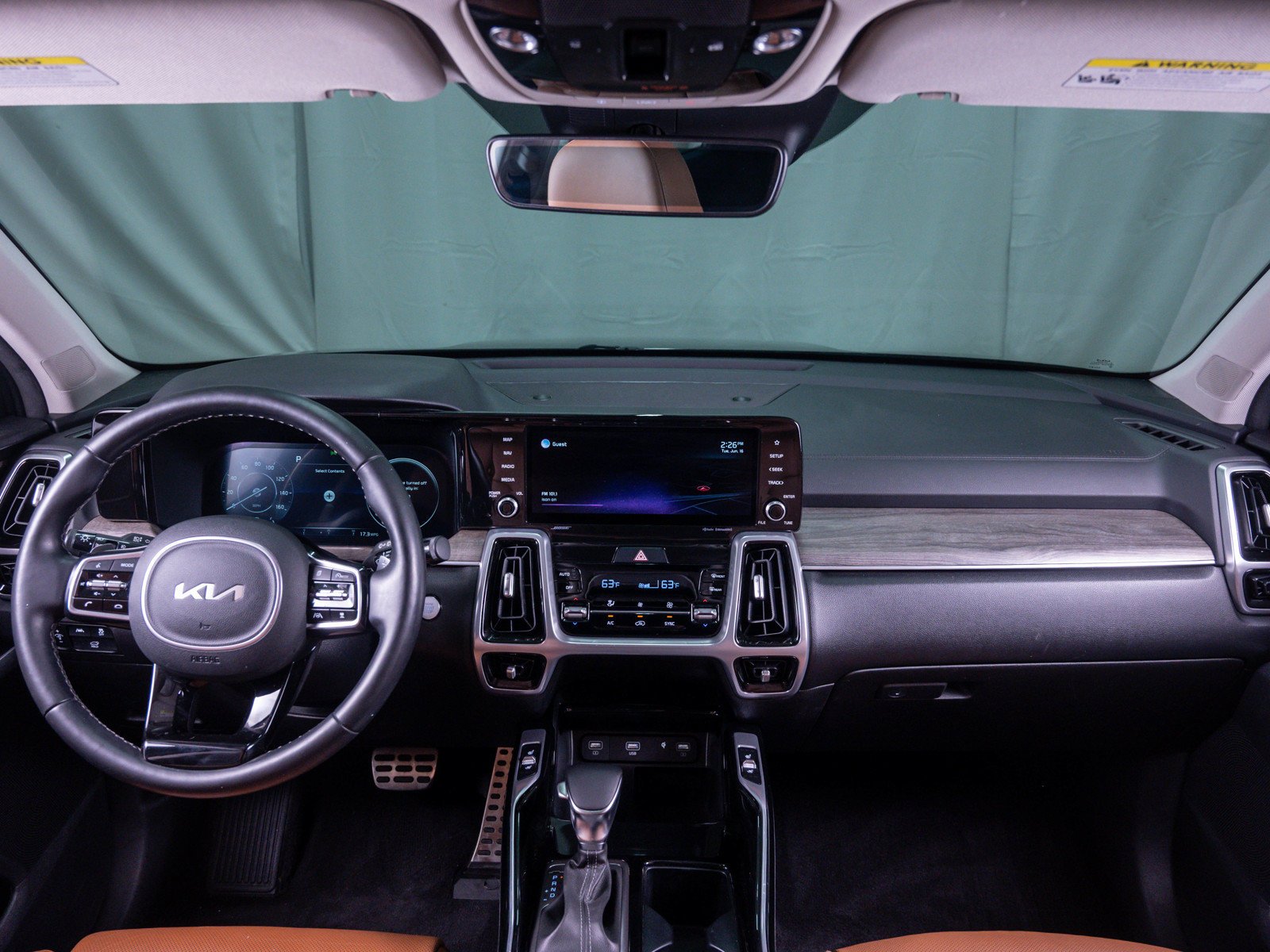 Used 2022 Aruba Green Kia X-Line SX Prestige image 14