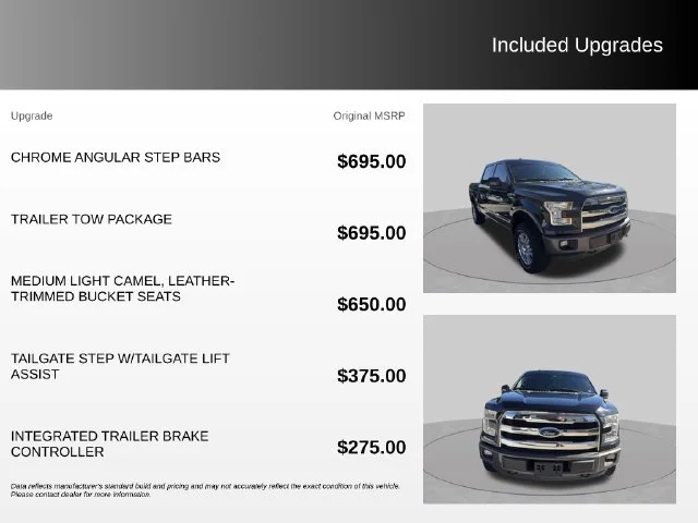 Used 2015 Black Ford Lariat image 8