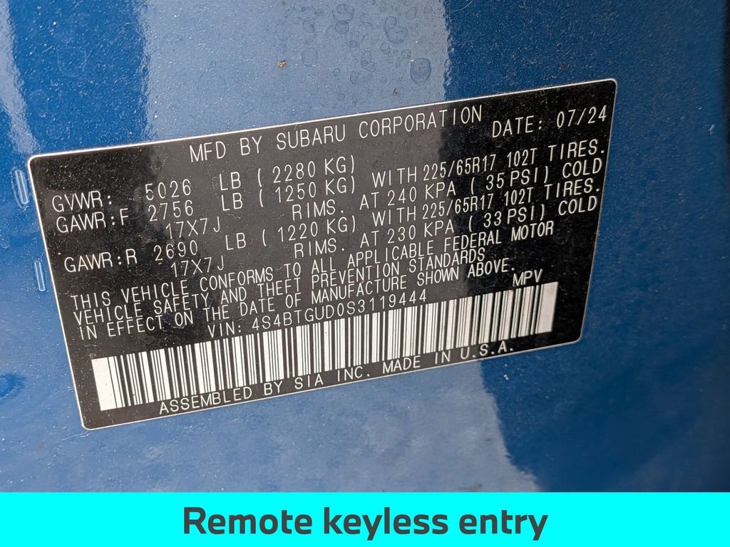 Used 2025 Blue Subaru Wilderness image 33