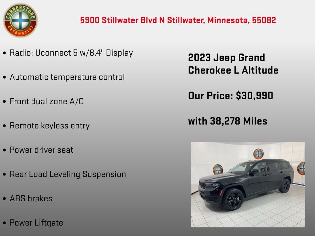 Used 2023 Black Jeep Altitude image 25