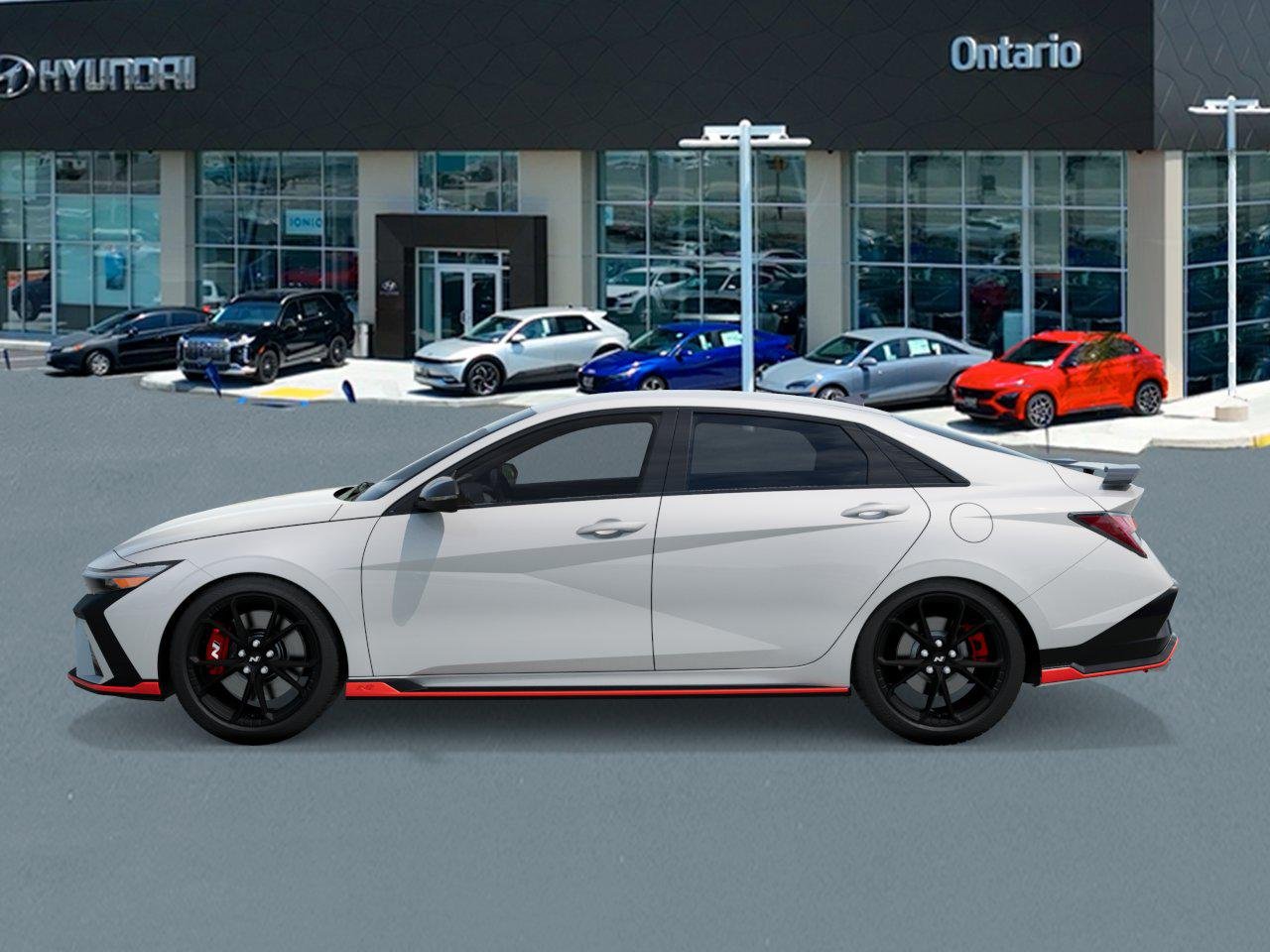 New 2026 White Hyundai Base image 3