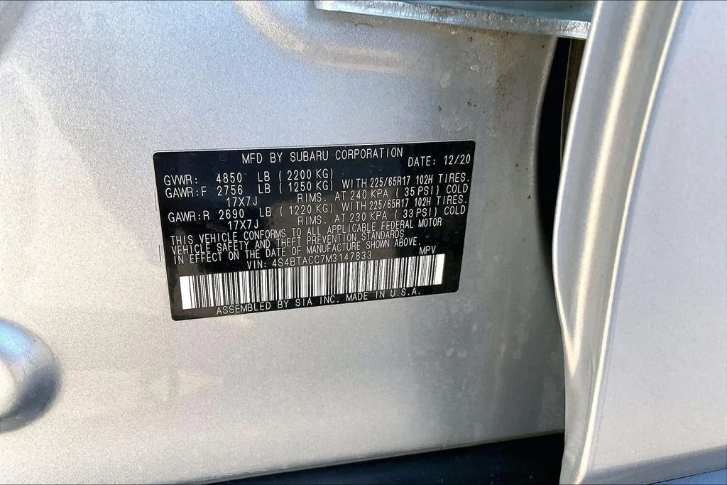 2021 Subaru Outback Premium - Photo 36