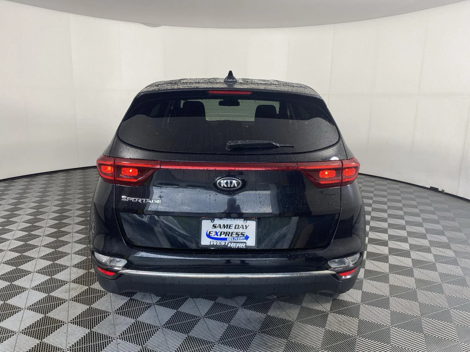 Used 2020 Black Cherry Kia LX image 8