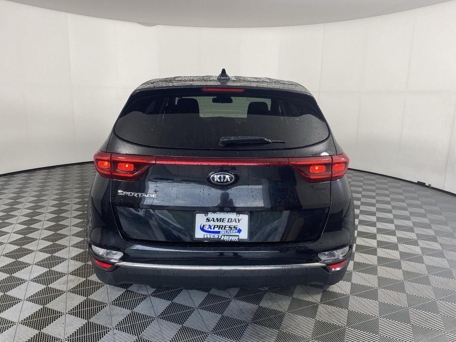 Used 2020 Black Cherry Kia LX image 8