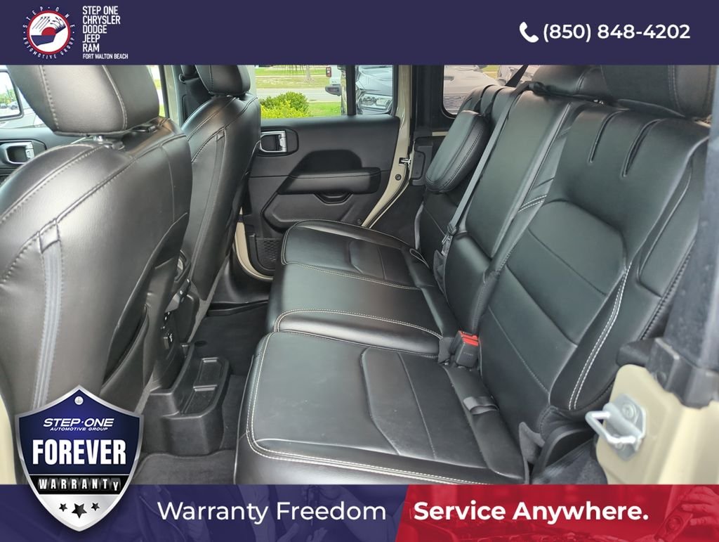 Used 2022 Beige Jeep Unlimited Sahara 4xe image 27
