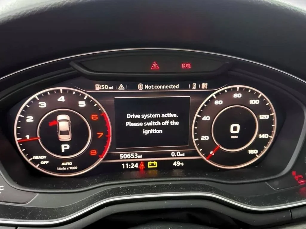 Used 2018 Monsoon Gray Metallic Audi Tech Premium Plus image 9