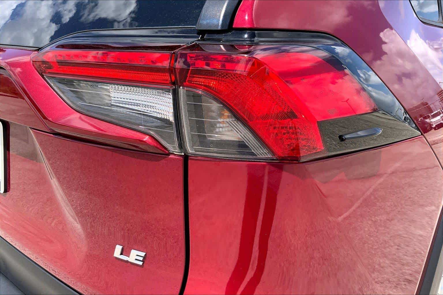 Used 2021 Ruby Flare Pearl Toyota LE image 30