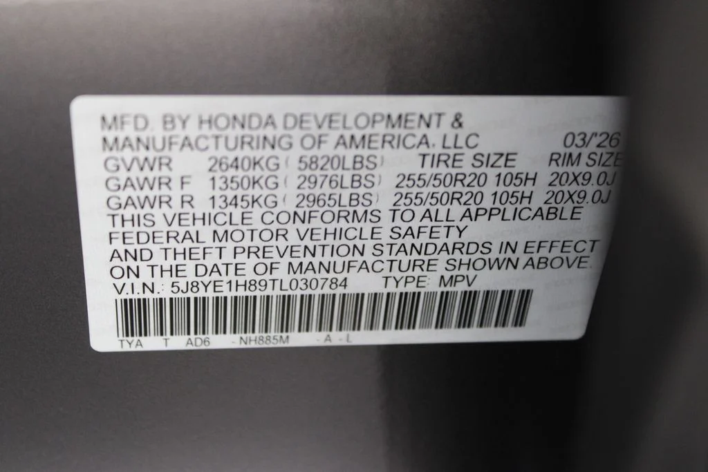 New 2026 Liquid Carbon Metallic Acura Advance Package image 31
