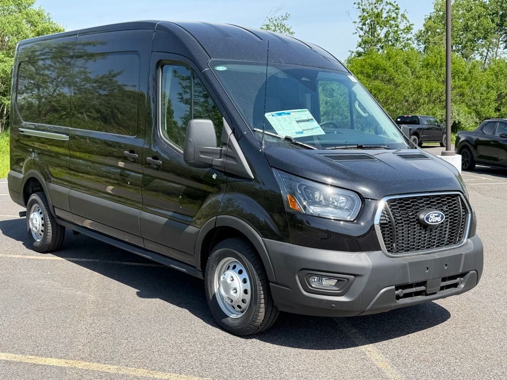 Agate Black Metallic 2026 Ford Transit Cargo 250 Medium Roof LB AWD Van All-Wheel Drive
