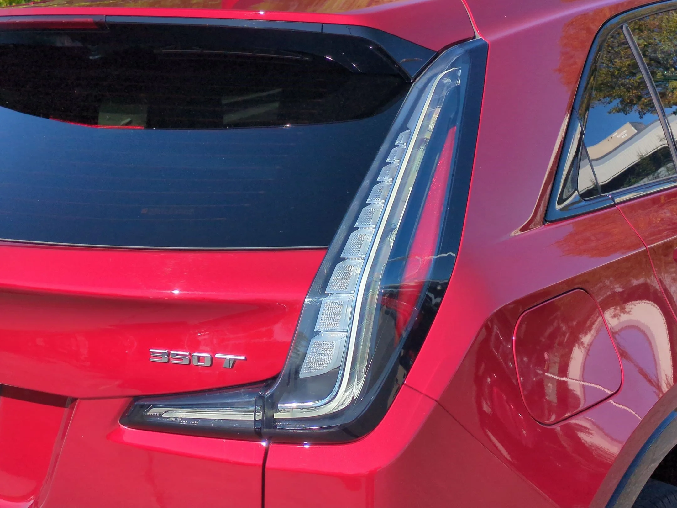 Used 2024 Radiant Red Tintcoat Cadillac AWD Sport image 11