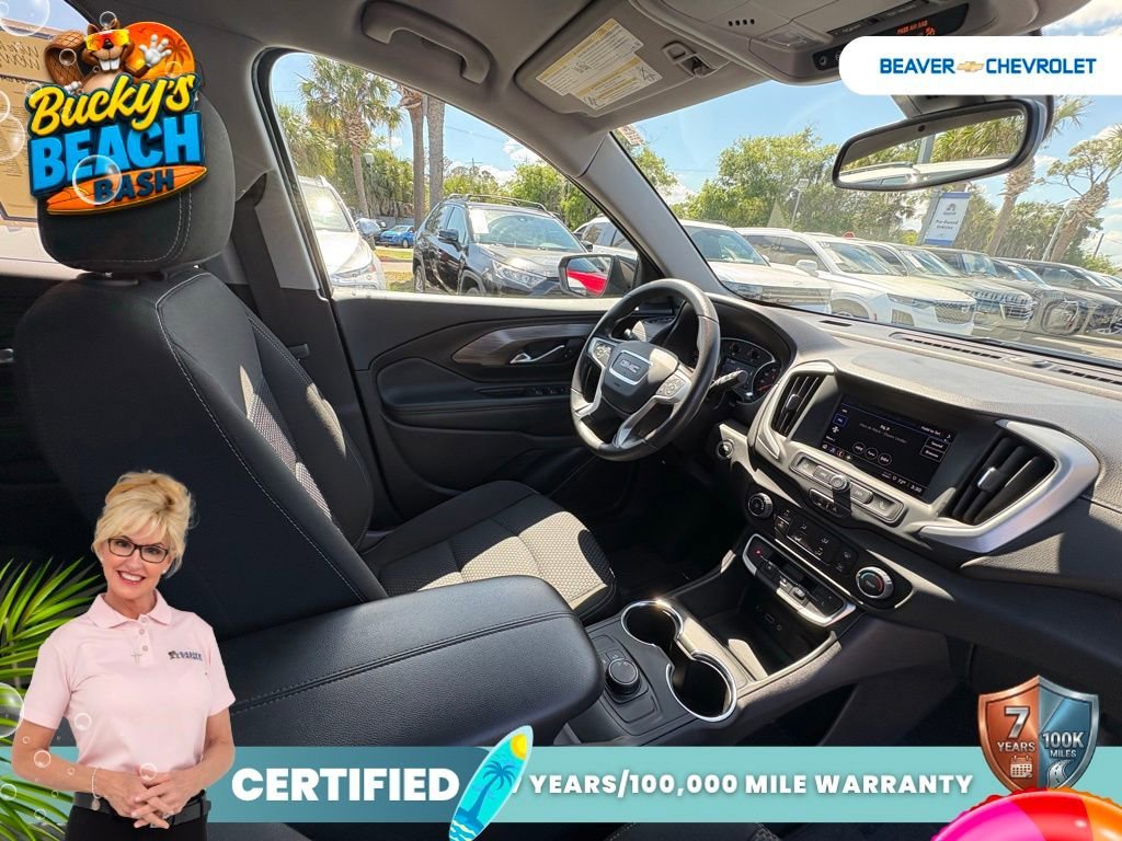 Used 2024 Ebony Twilight Metallic GMC SLE image 25
