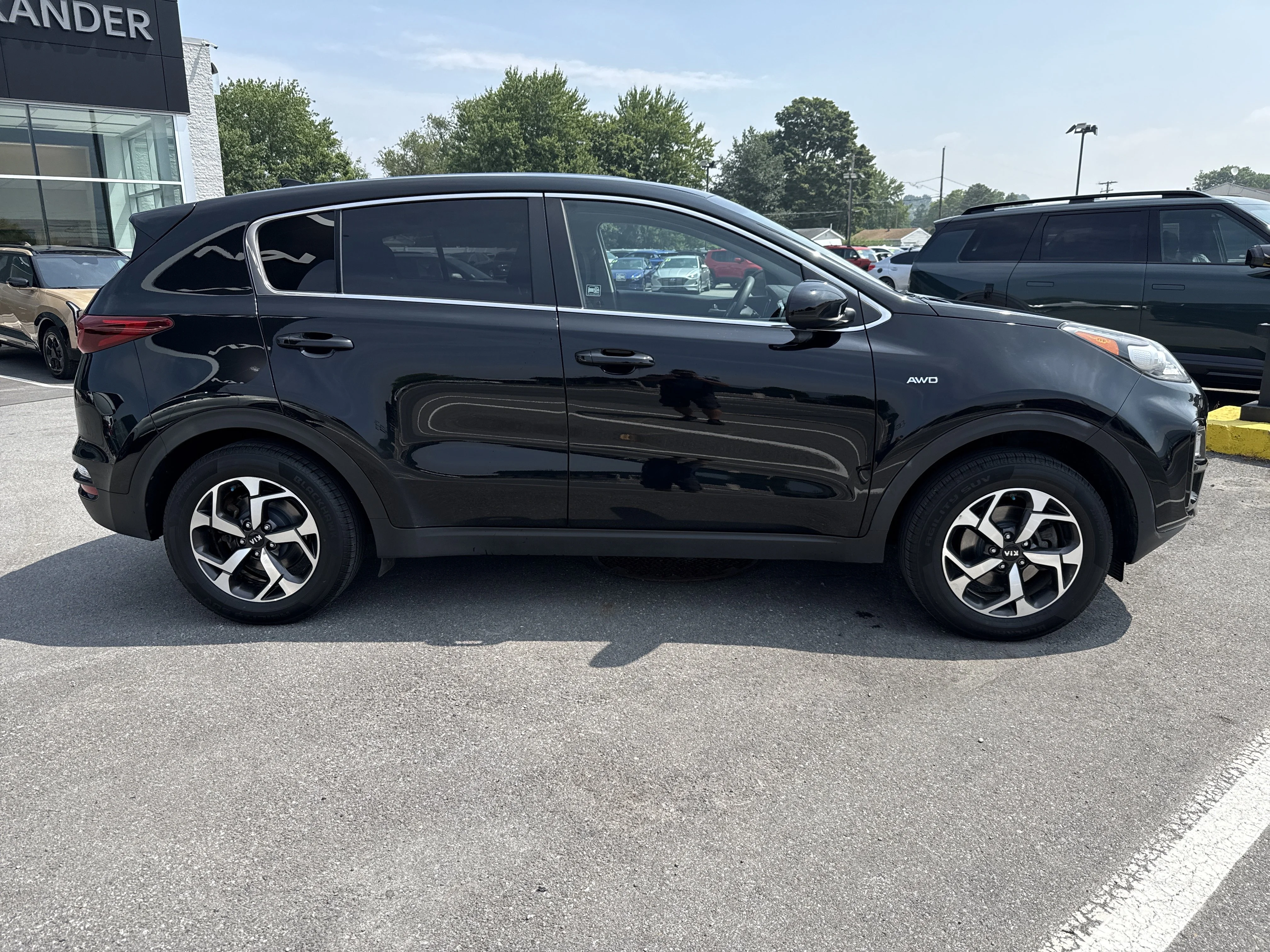 Used 2020 Black Cherry Pearl Kia LX image 2
