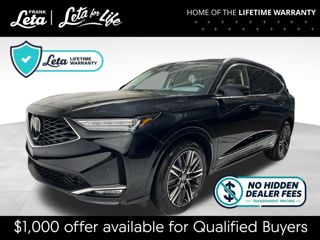 New 2026 Majestic Black Pearl Acura w/Advance Package image 1