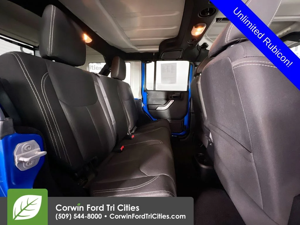 Used 2016 Blue Jeep Unlimited Rubicon image 16