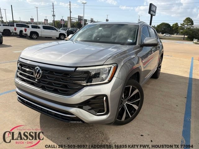 Silver 2024 Volkswagen Atlas Cross Sport SUV / Crossover All-Wheel Drive 