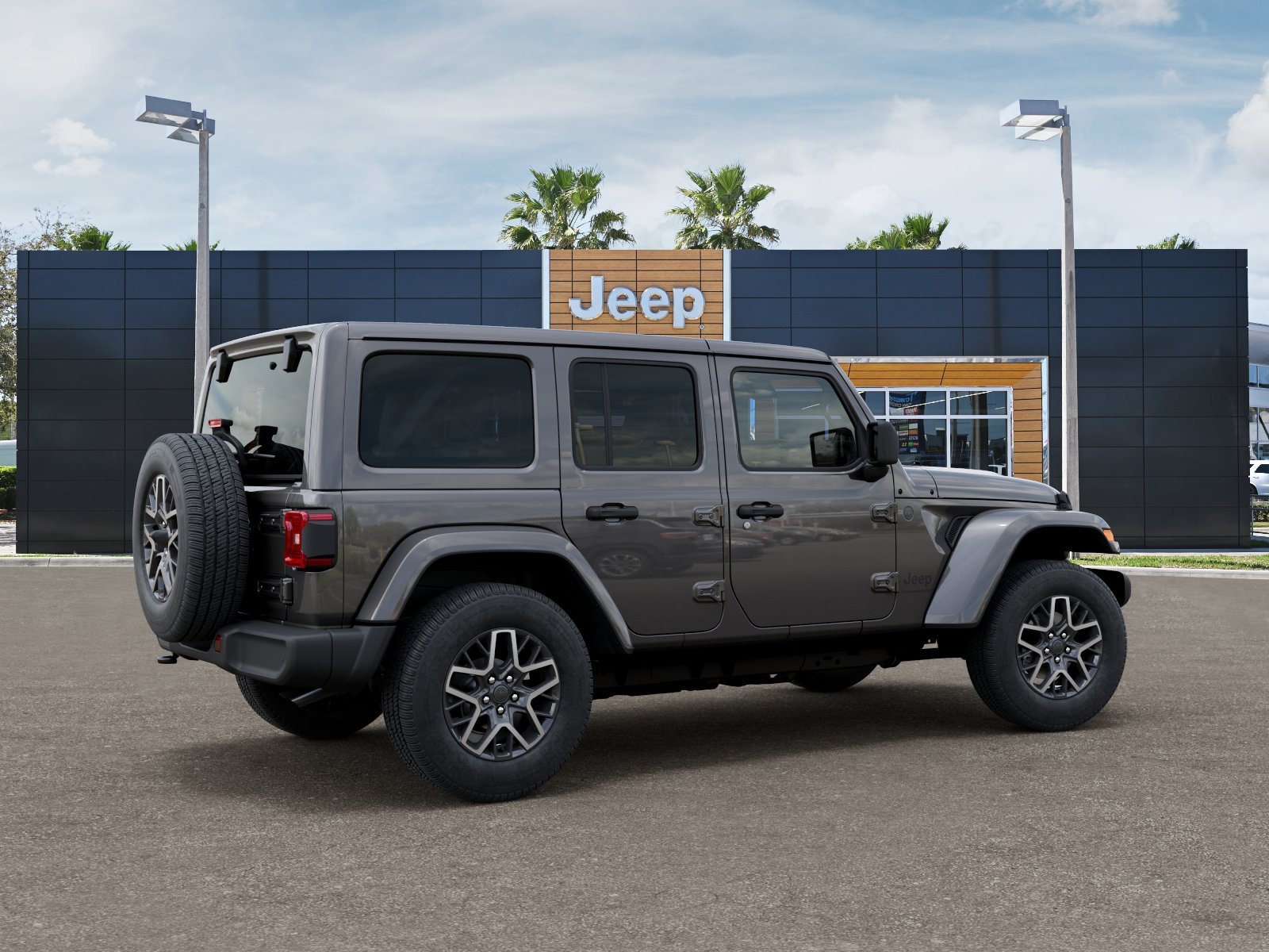 New 2026 Granite Crystal Metallic Clearcoat Jeep Sahara image 30