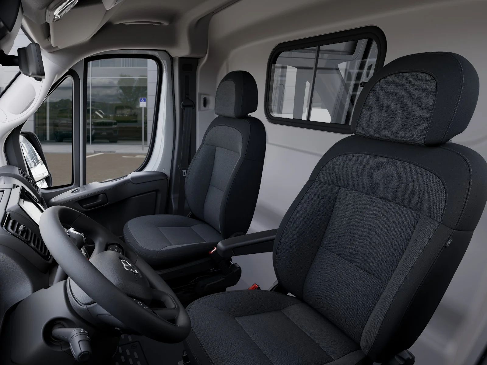 New 2027 Bright White Clearcoat Ram High Roof image 23
