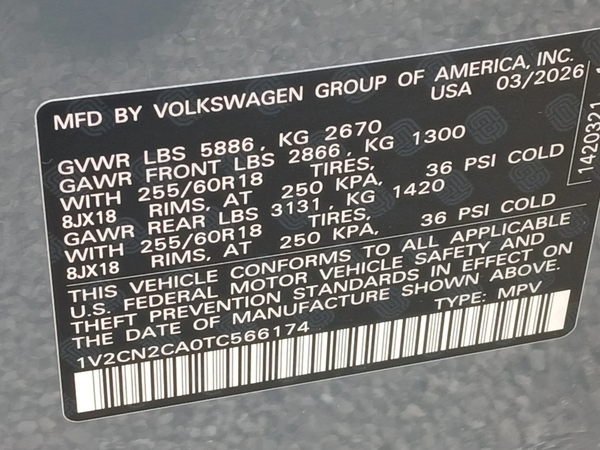 New 2026 Pure Gray Volkswagen 2.0T Peak Edition image 18