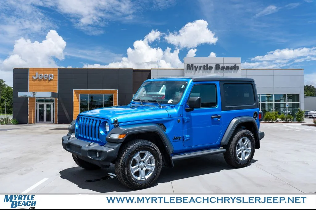 Certified Used 2023 Blue Pearl Jeep Sport S image 1