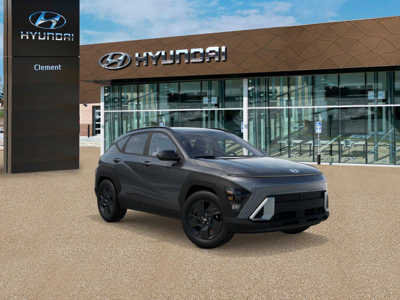 New 2027 Ecotronic Gray Pearl Hyundai SEL Sport FWD image 2