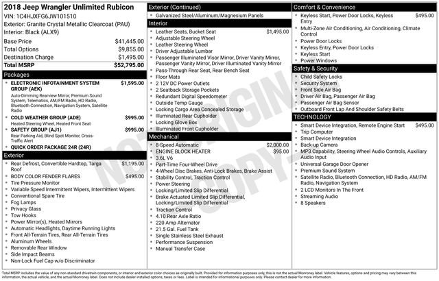 Used 2018 Gray Jeep Unlimited Rubicon image 16