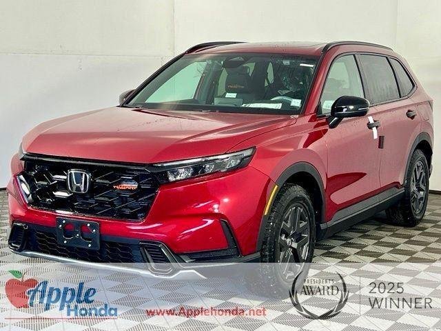 New 2026 Radiant Red Metallic Honda AWD TrailSport Hybrid image 3