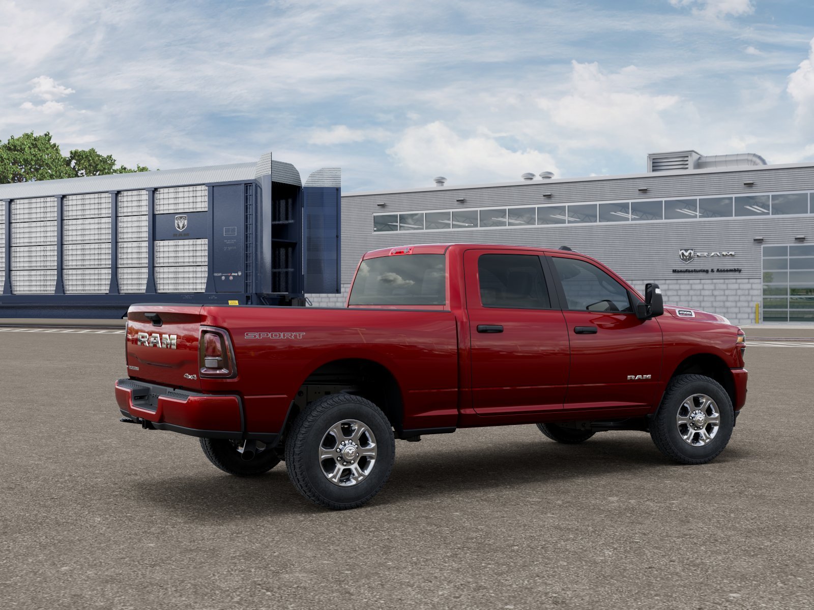 New 2026 Molten Red Pearl-Coat Exterior Paint RAM  image 2